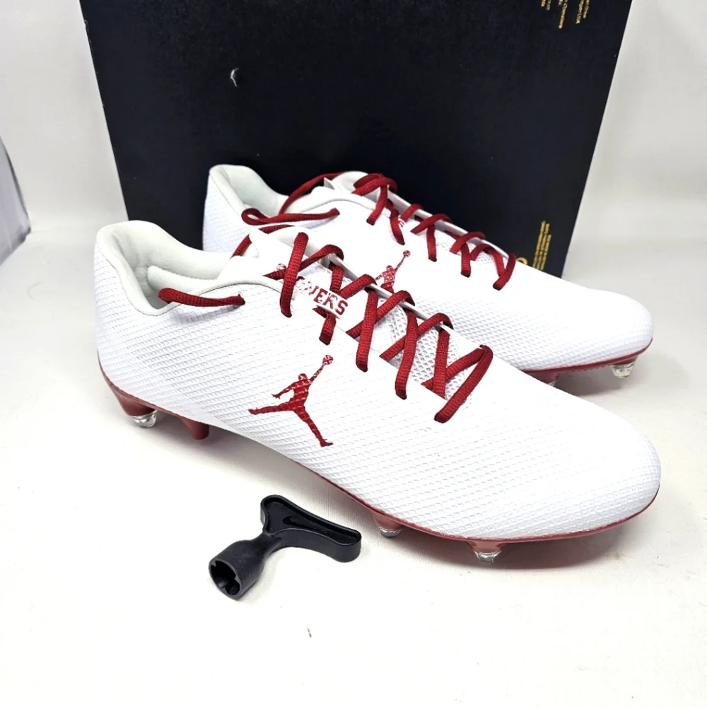New Jordan Vapor Edge Speed 360 DT SMU PE Oklahoma Sooners DH3361-104 Size 14.5.
